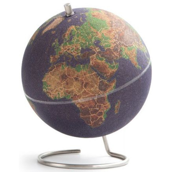 suck UK Mini-globo Coloured Cork globe 15cm for pinning