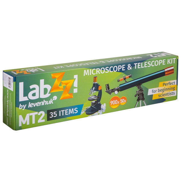 Levenhuk Conjunto de telescópio e microscópio LabZZ MT2
