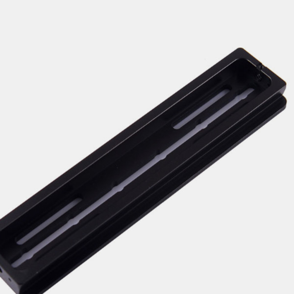ASToptics UNIVERSAL 'V' PLATE, 215MM with 50mm PLATFORM (BLACK)