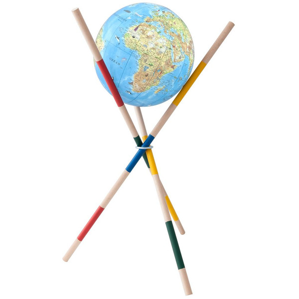 Columbus Globos para crianças Mikado incl. caneta de descoberta 34cm