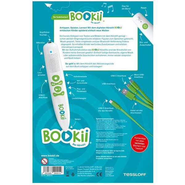 Tessloff-Verlag Caneta áudio BOOKii