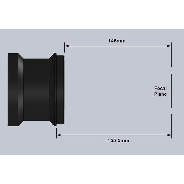 Starizona Corretor de coma Celestron C11/C14 SCT II LF Grande Formato 0,63x