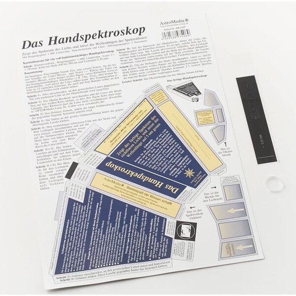 AstroMedia Kit sortimento Das Handspektroskop