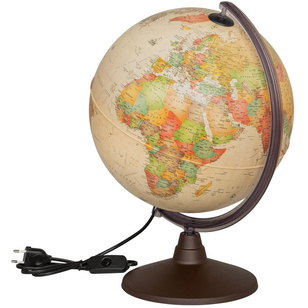 Idena Globo Illuminated globe Antique 30cm