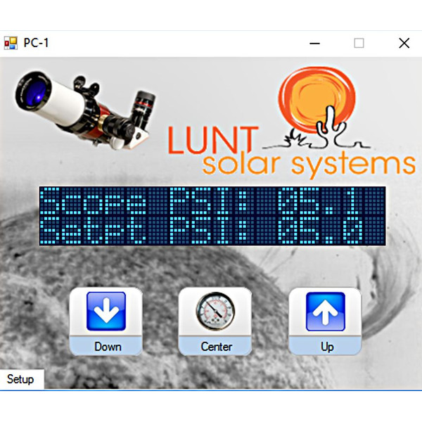 Lunt Solar Systems <p>Comando do sintonizador de pressão PC-USB