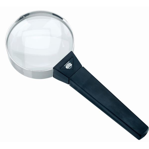 Schweizer Lupa de mão Basic-Line FORTE, 10D/3,5x/Ø75mm, biconvexa