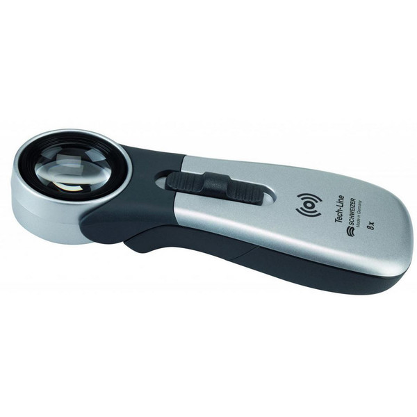 Schweizer Lupa Tech-Line indução, 6500K, 10x, Ø22,8mm, aplanático