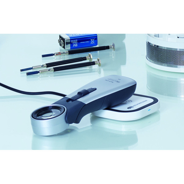 Schweizer Lupa Tech-Line indução, 6500K, 10x, Ø22,8mm, aplanático