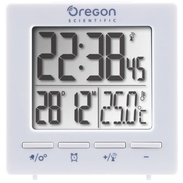 Oregon Scientific Estação meteorológica RC Alarm clock with temperature white