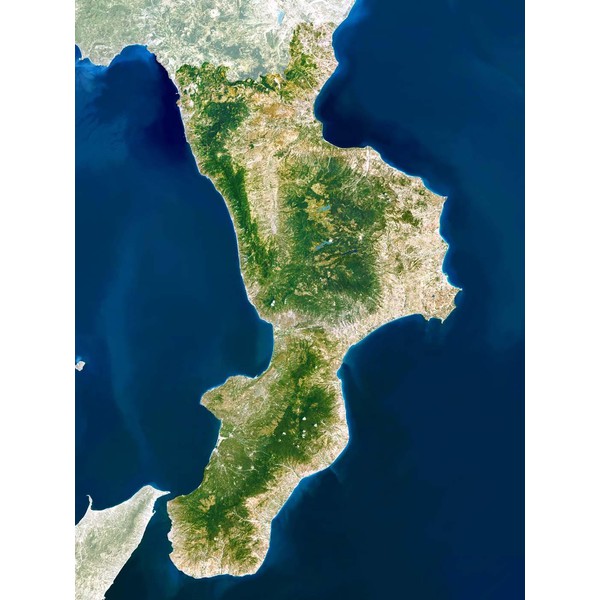 Planet Observer Mapa regional região Calabria