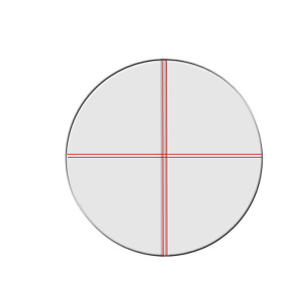 Seben Ocular com mira Plössl 12,5 mm com Iluminação 1,25''