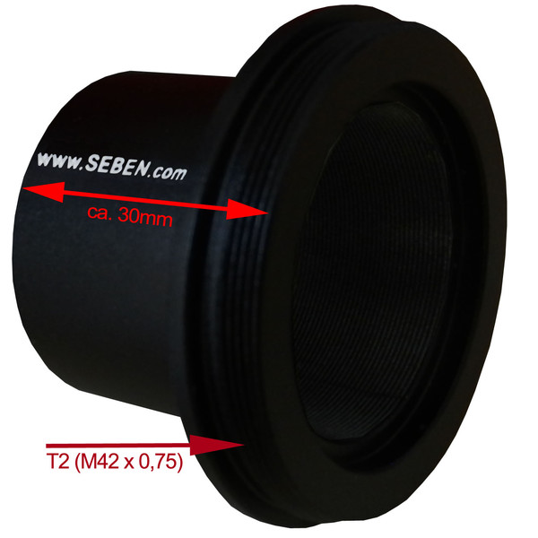 Seben Adaptador de câmera T2 1.25'' DKA3