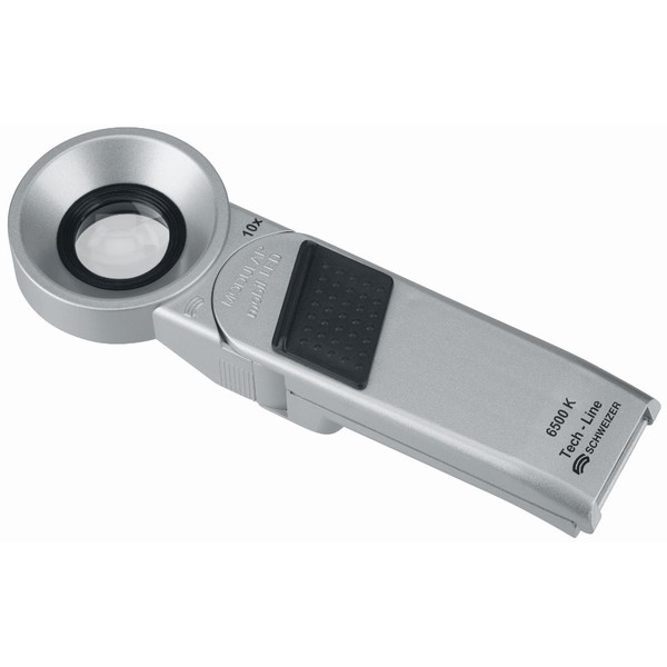 Schweizer Lupa Tech-Line Modular 10x/Ø30mm, aplanática, 6500K