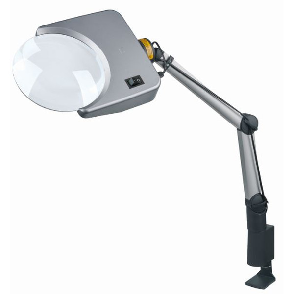 Schweizer Lupa Lâmpada de ampliação Tech-Line LED 4500K, 1,75x/Ø202mm, Plano-convexa