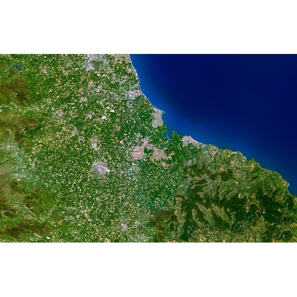 Planet Observer Mapa regional Região Darlington Middlesbrough