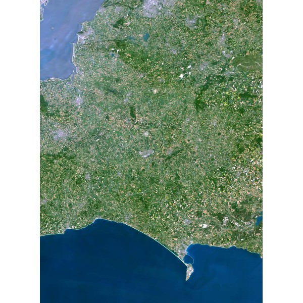 Planet Observer Mapa regional Região Dorset