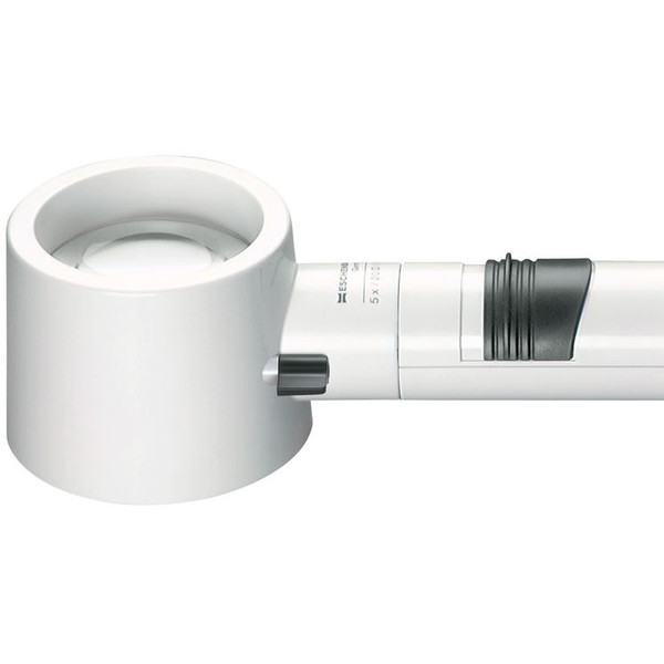 Eschenbach Lupa Lente de ampliação iluminada, sistema varioPLUS, Ø 58mm, 5X