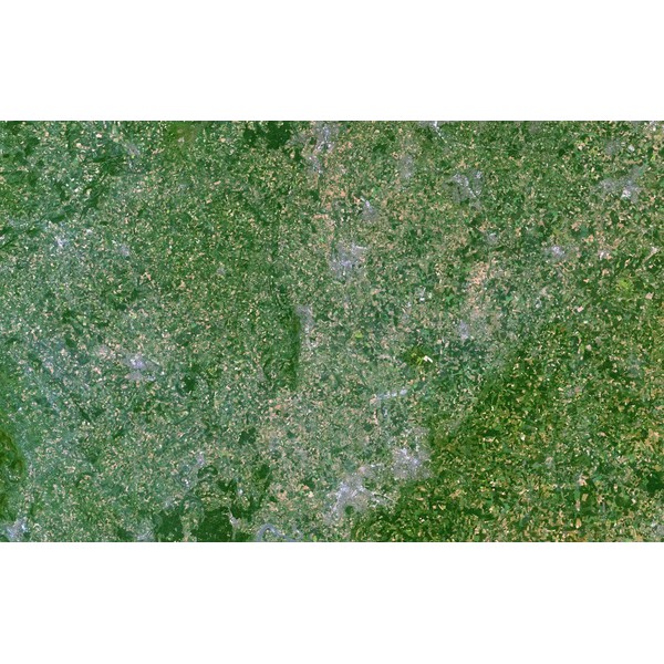 Planet Observer Mapa regional Região Gloucestershire