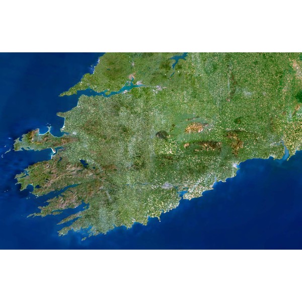 Planet Observer Mapa regional Região Munster