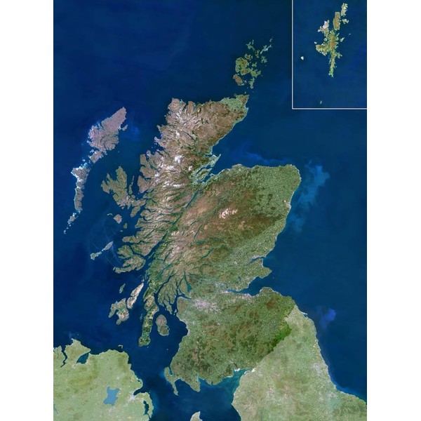 Planet Observer Mapa Região Escócia