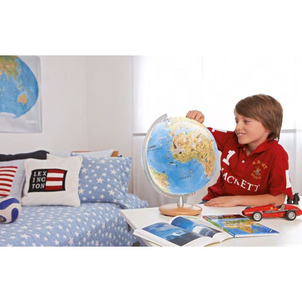 Columbus Globos para crianças Unsere Erde mit Entdeckerstift 34cm