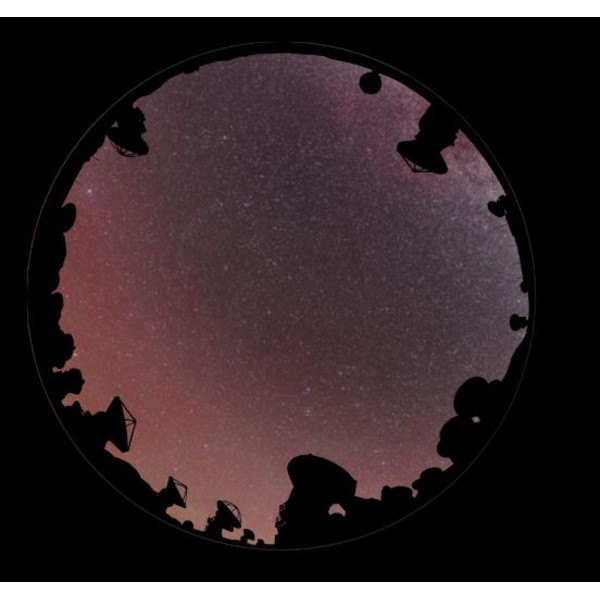 astrial Deslize para o Planetário Homestar da Sega O céu sobre La Silla Scenic