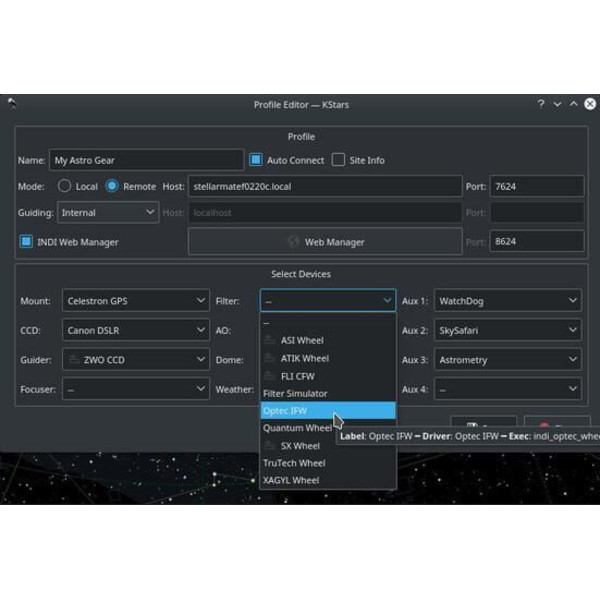 Ikarus Technologies StellarMate PLUS computador para astrofotografia