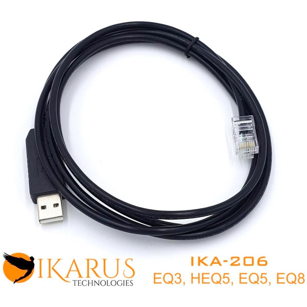 Ikarus Technologies Cabo de ligação USB para Montagens (EQDir HEQ5,EQ3,EQ8,EQ5)