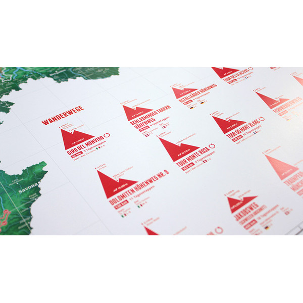 Marmota Maps Mapa alpino 111 montanhas e 20 percursos pedestres