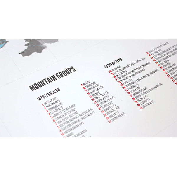 Marmota Maps Mapa regional Mapear os Alpes (Inglês)