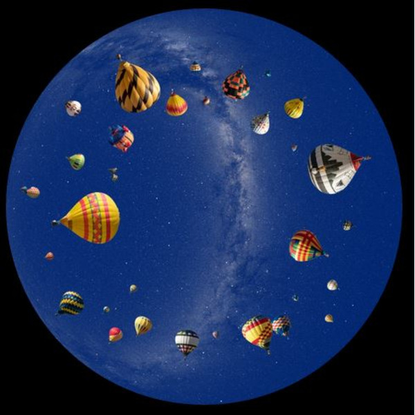 astrial Deslize para o Planetário Homestar da Sega Balão de ar quente cénico