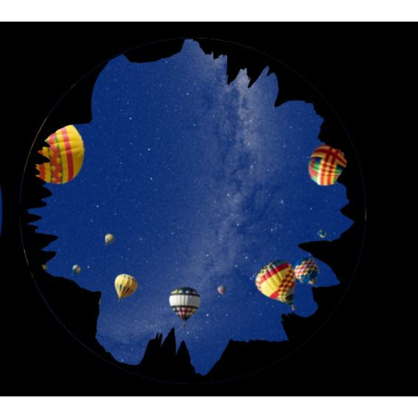 astrial Deslize para o Planetário Homestar da Sega Balão de ar quente cénico