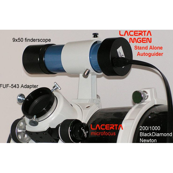 Lacerta Câmera Stand Alone Autoguider MGEN Version 2 mit 50mm Sucherfernrohr