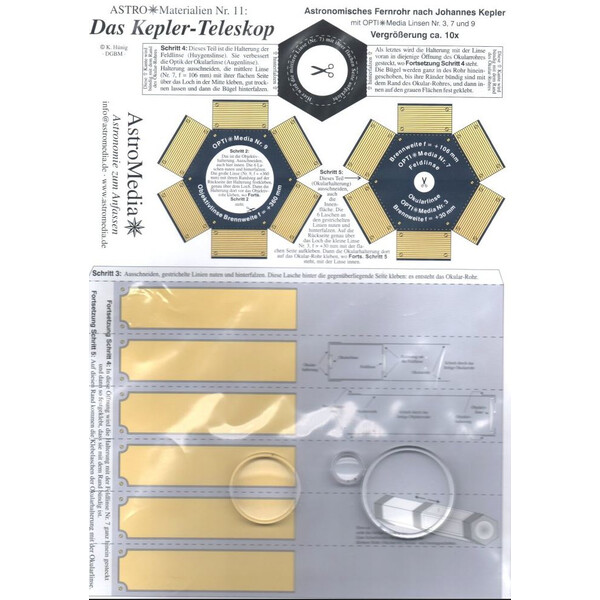 AstroMedia Kit sortimento Kepler-Teleskop