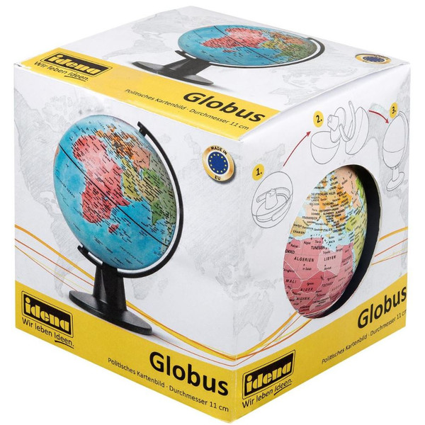 Idena Mini-globo Mini-Globus politisch 11cm