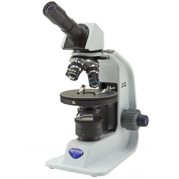 Optika Microscópio B-150P-MRPL, POL, mono, plano, bateria recarregável, 400x
