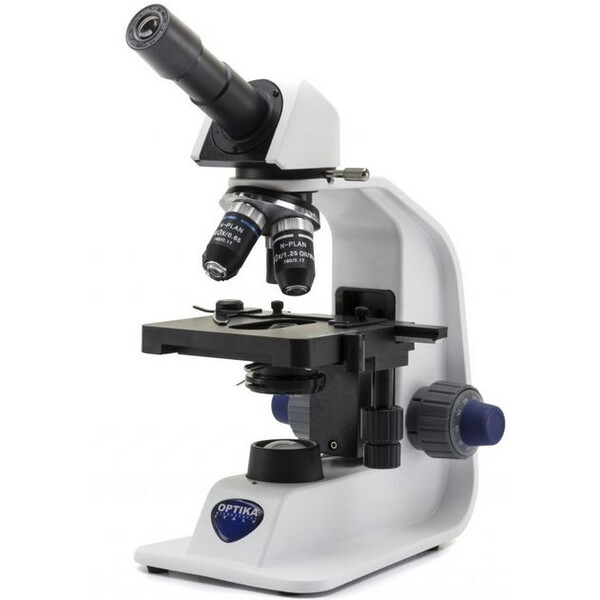 Optika Microscópio B-155R-PL, mono, bateria recarregável, 1000x