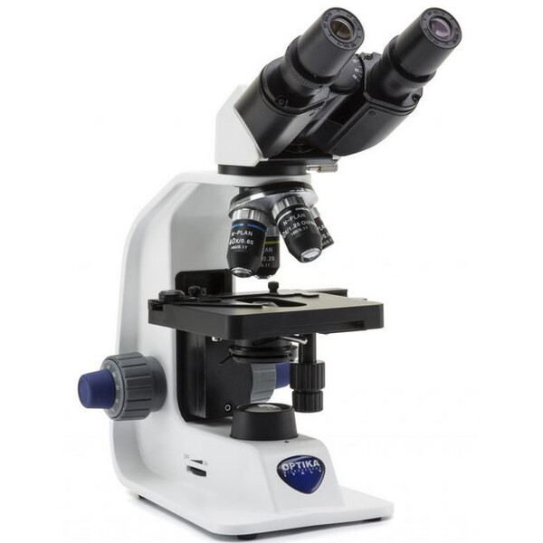 Optika Microscópio B-159R-PL bino, plano, bateria recarregável, 1000x
