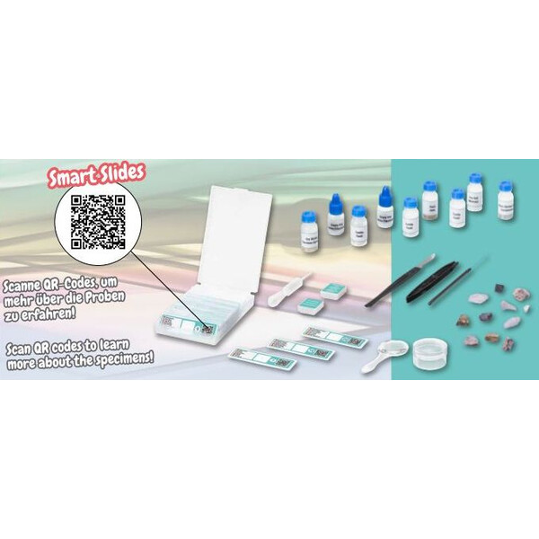 Bresser Junior Conjunto de acessórios para Microscópios inteligentes com códigos QR