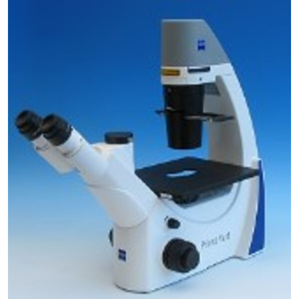 ZEISS Microscópio invertido Primovert trino Ph0, Ph1,Ph2, 40x, 100x, 200x, 400x Kond 0.4