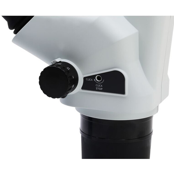 Optika Microscópio estéreo zoom SZO-1, bino, 6,7-45x, Coluna base, sem Iluminação