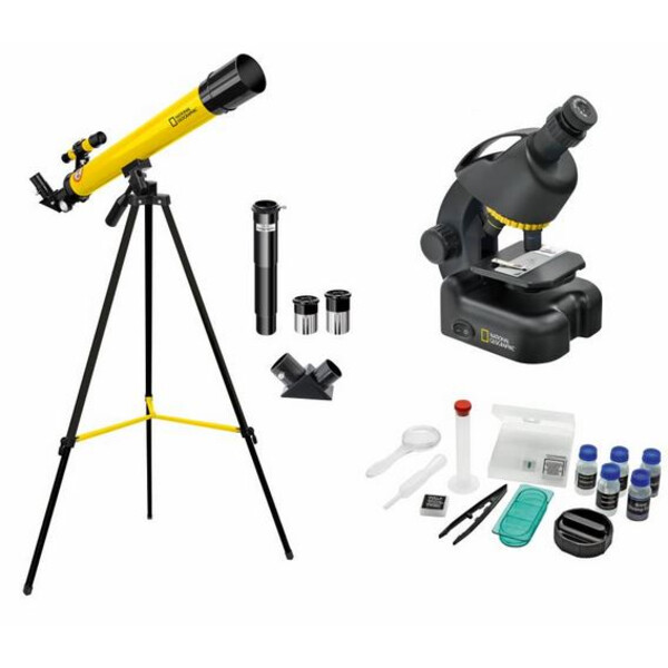 National Geographic Conjunto de telescópio e microscópio para utilizadores Avançados
