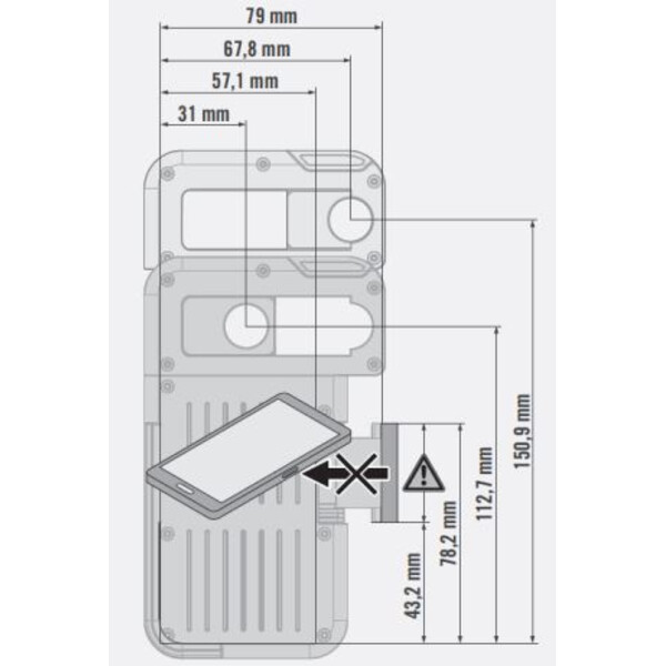 Swarovski Adaptador VPA com anel adaptador AR-S para ATS/STS, ATM/STM, STR