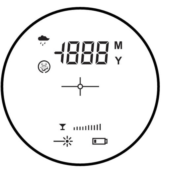 HAWKE Medidor de distância Hunt 400