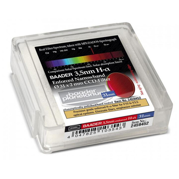 Baader Filtro Ultra-Narrowband 3.5nm H-alpha 31mm