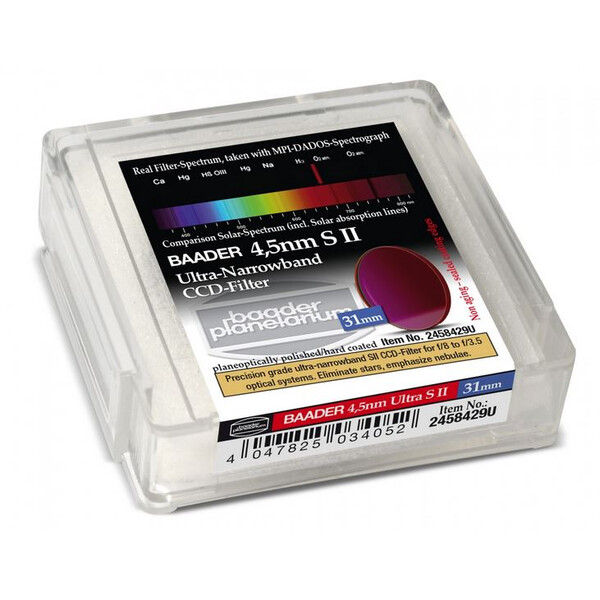Baader Filtro Ultra-Narrowband 4.5nm S II 31mm