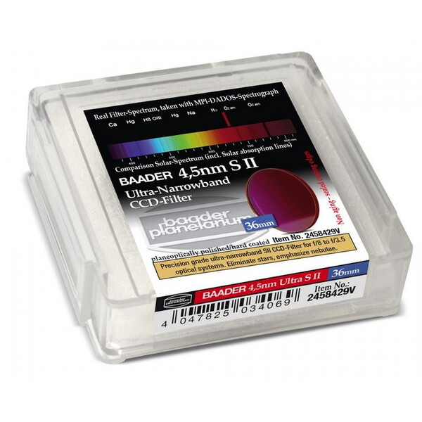Baader Filtro Ultra-Narrowband 4.5nm S II 36mm