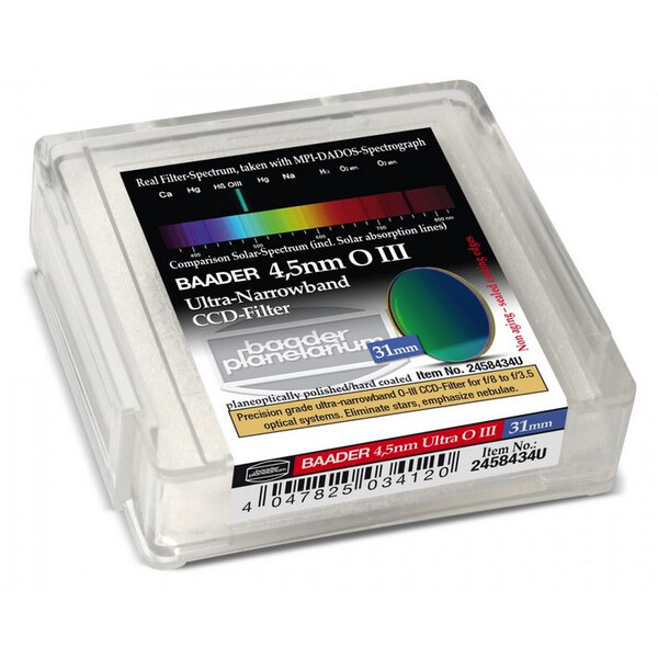 Baader Filtro Ultra-Narrowband 4.5nm OIII 31mm