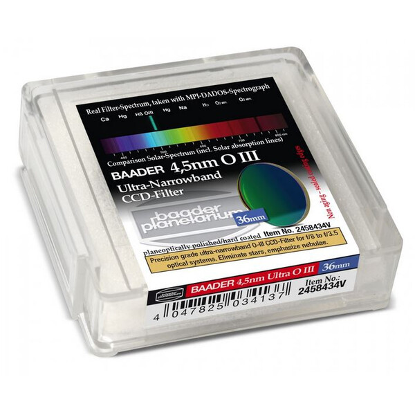 Baader Filtro Ultra-Narrowband 4.5nm OIII 36mm