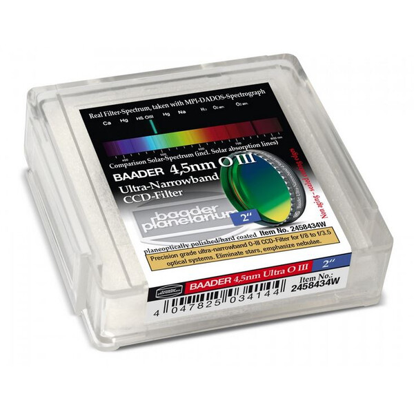 Baader Filtro Ultra-Narrowband 4.5nm OIII 2"